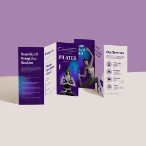 Corporate trifold brochure