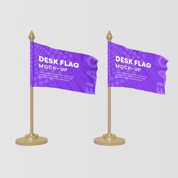 Custom Table / Desk Flag Printing