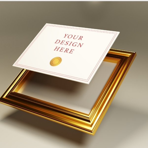 Custom Certificate Printing with Frame